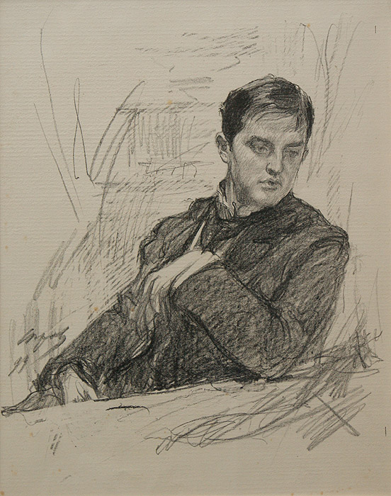 Валентин Серов. Портрет Дмитрия Философова, 1899