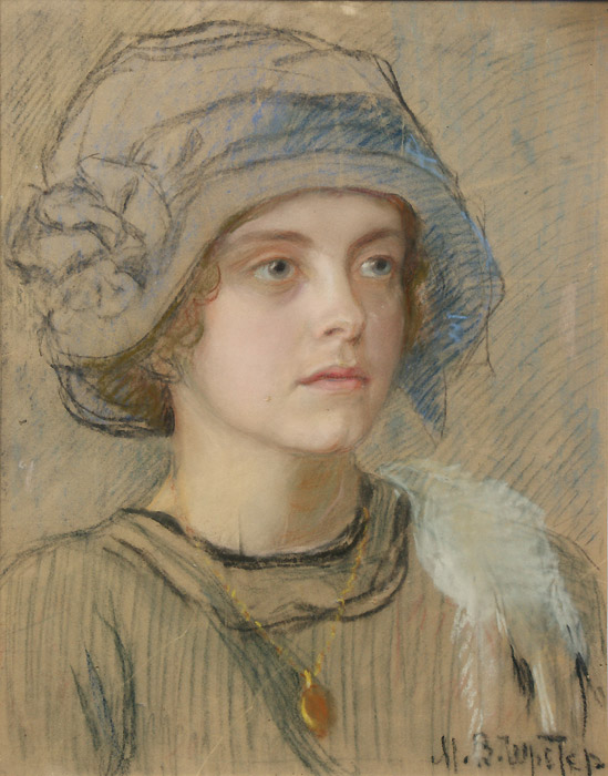Мария Шретер. Портрет Веры Аренс. 1910-е