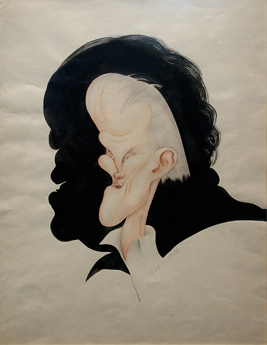 Исаак Махлис. Портрет Николая Тихонова. До 1958