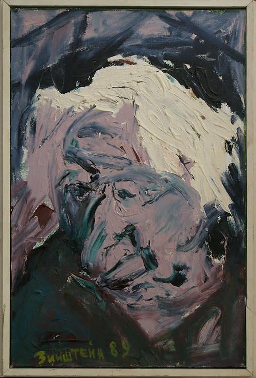 Арон Зинштейн. Портрет Лидии Гинзбург. 1989